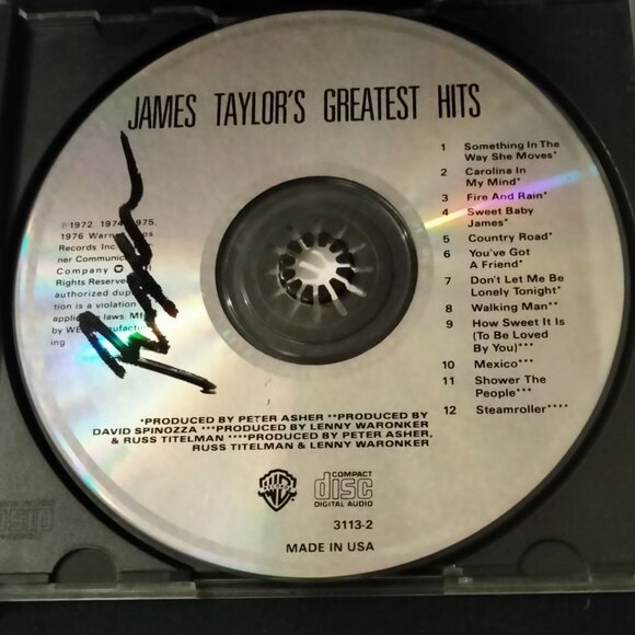 James Taylors Greatest Hits CD Album - Picture 3 of 4